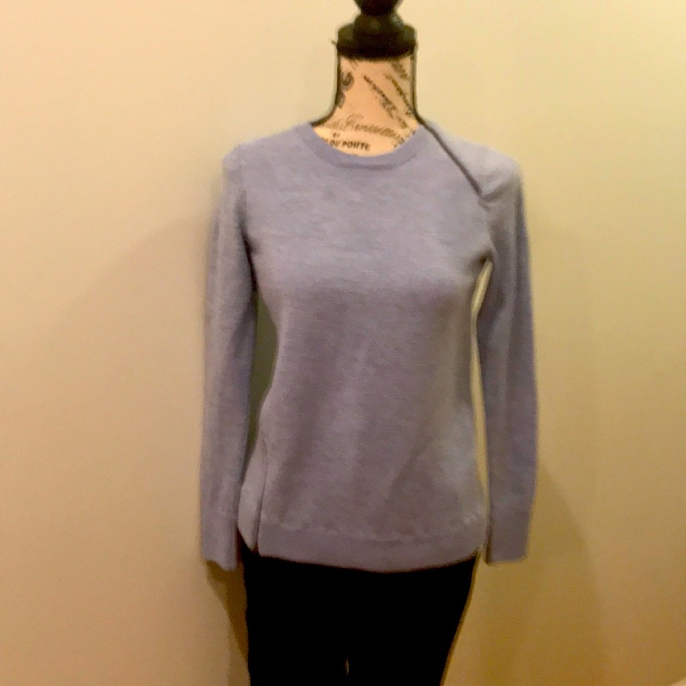 JCrew Heather Blue Sweater